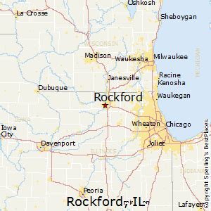where is rockford illinois on the map